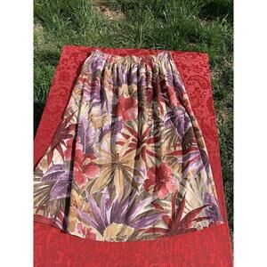 VTG THE VILLAGER Women Sz large Multicolor Floral skirt cottagecore‎ spring
